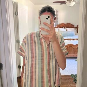 Madewell Multicolor Striped Button-Up